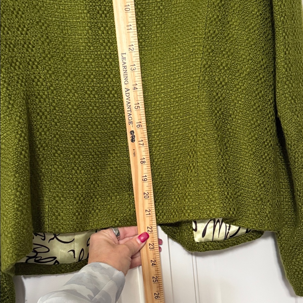 Bob Mackie Olive Green Women's Blazer - Picture 6 of 9